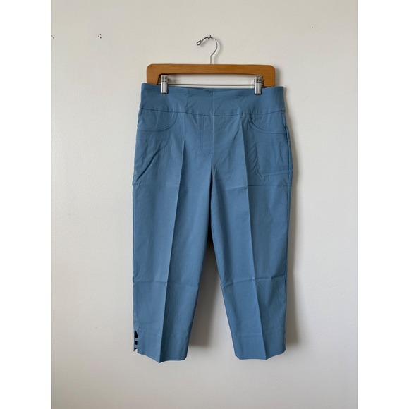 NWT - Women's Ruby Road Pull-On Capri Pants – Bluebell – Size 8 - Picture 1 of 5